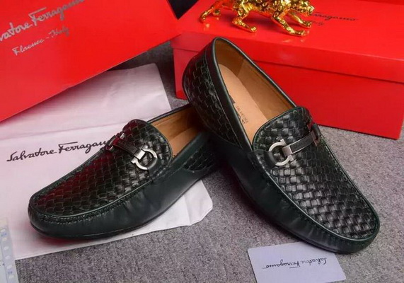 Salvatore Ferragamo Business Casual Men Shoes--019